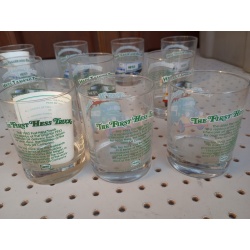 Hess Toy Truck Collector Series Glasses Set of 10 Drinking Glasses