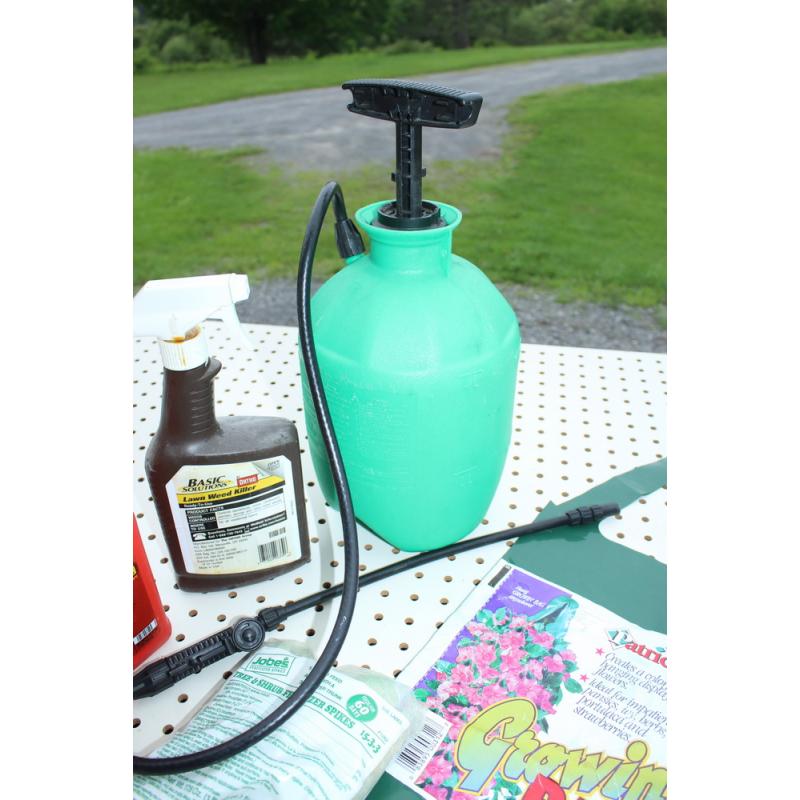 gardening supplies weed control sprinklers fertilizer edging spray bottle & more
