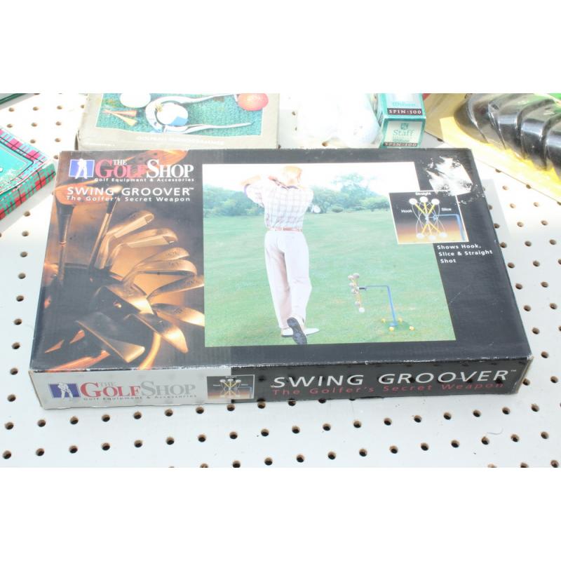 Golf Related Lot of Items Books DVDs Training Guides Jack Nicklaus Tiger Woods +