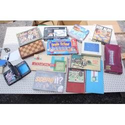 Assorted Games - Monopoly, Twilight Scene It, Reader Rabbit, Chess Set, Puzzles 