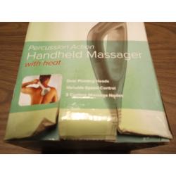 HoMedics Percussion Action Massager with Heat | Adjustable Intensity, Dual Pivot