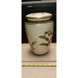 Porcelin / Ceramic Hand Painted Table Vase - 10.5" Tall
