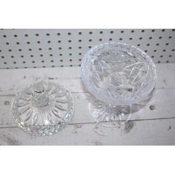  Lead Crystal Covered Candy Dish