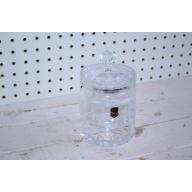  Crystal Biscuit Barrel Candy Jar 