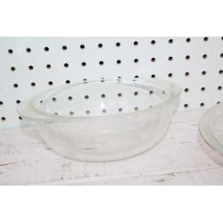 LOT OF 3 PIE DISHES AND BOWL
