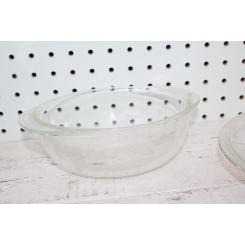 LOT OF 3 PIE DISHES AND BOWL
