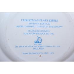 Set of 3 AVON COLLECTOR Plates CHRISTMAS by Enoch Wedgewood England