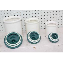 LOT OF 3 Vintage Himark Ceramic Canisters