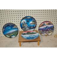 Danbury Mint Underwater Paradise Plates Set of 4 Robert Lyn Nelson.