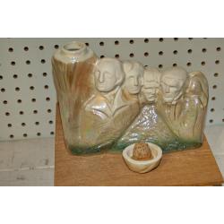 Vintage Whiskey Decanter Collectible Mount Rushmore JW Dant 1969 Bourbon Bar 