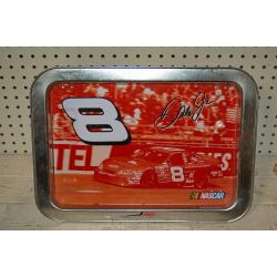 Dale Earnhardt Jr NASCAR 8 metal LAP tray