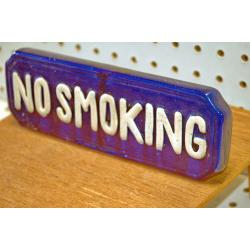 SANDSTONE NO SMOKING SIGN