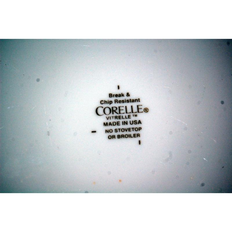 Corning Corelle Enhancement (White Swirl) DINNER Plates