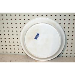Staffordshire England BLUE WILLOW GRILL PLATE 10.75
