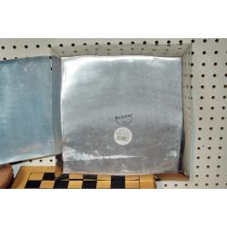 2 SILVER IN COLOR TRAYS