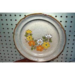 Vintage Japan Baroque Floral Plates (2) 