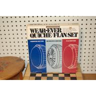 Wear-Ever Quiche Flan Set 4 Piece Tart Pan WearEver Vintage #90001 Original Box