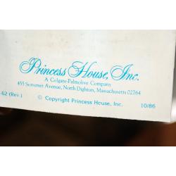 Princess House Crystal Coasters Set of 6 Crystal Coasters w/ Box & Pamphlet