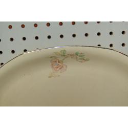 Homer Laughlin #W132 Yellowstone Peach & Yellow Rose 13" Oval Platter