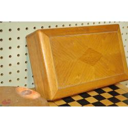  wood jewelry box Velvet Lined Removable tray