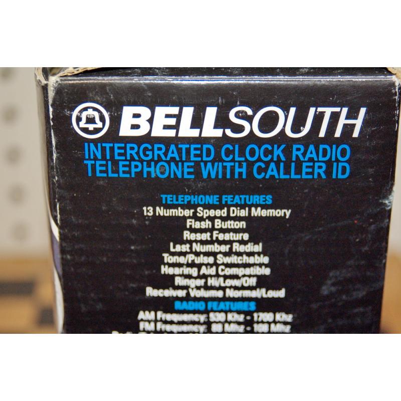 BELLSOUTH Caller ID Telephone w/Radio Alarm Clock 