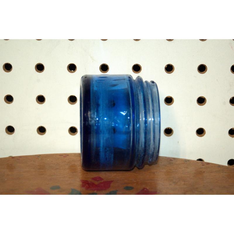 Vintage Cobalt Blue Noxzema Jar, 
