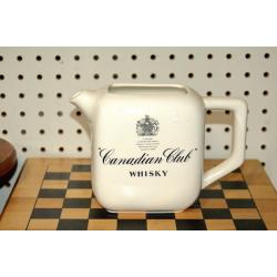 Canadian Club Whisky Pub Jug Water Pitcher - Queen Elizabeth II Royal Seal