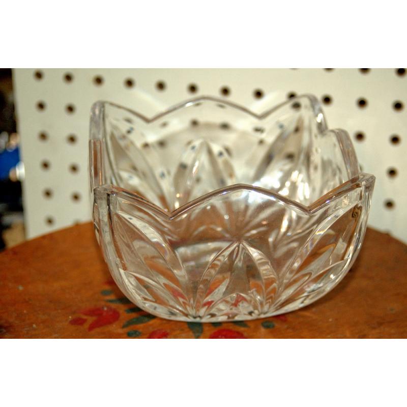 Vintage Lead Crystal Bowl 