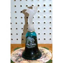 Vintage 1981 Avon Topaze Moonlight Glow Annual Bell Deer Decanter Cologne Bottle