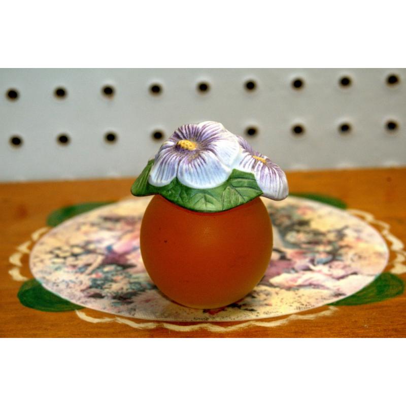 Vintage Avon Ceramic Flower "Meadow Blossoms" w/ 1.75 oz Cotillion Cologne-