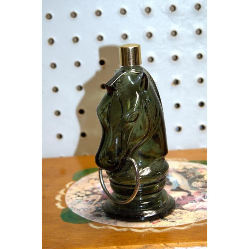 AVON Vintage Horse Chess Pawn Wild Country After Shave 4oz. Empty Bottle
