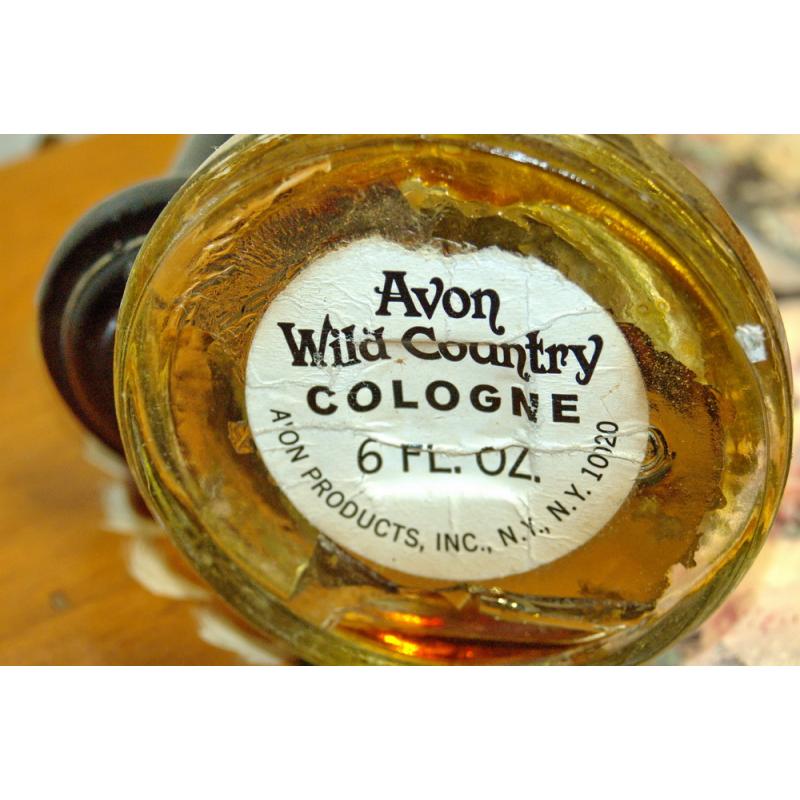 VTG Avon “Calling” Old Phone Wild Country Cologne Empty Decanter Collectable