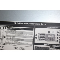 HP ProLiant ML370 G5 Server Powers On - No HDDs - No OS - AS-IS 83lbs. 29x18x9