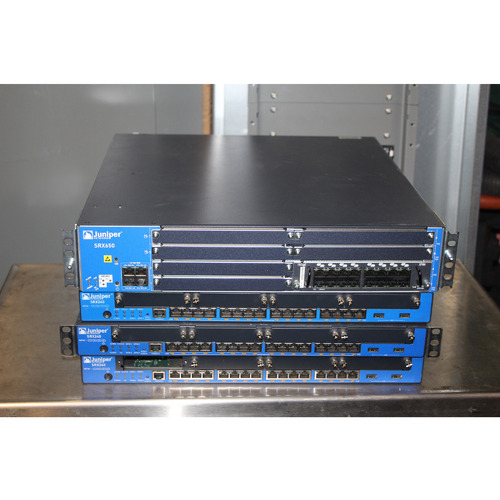 4 Juniper Networks SRX240 16-Port Security Firewall SRX650 Services Gateway
