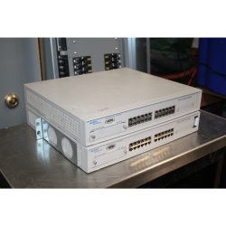 Lot of 2 Nortel Business Policy Switch 2000 24 port AL2001A15