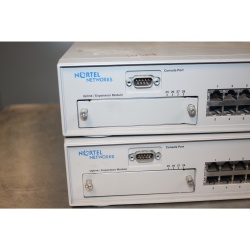 Lot of 2 Nortel Business Policy Switch 2000 24 port AL2001A15