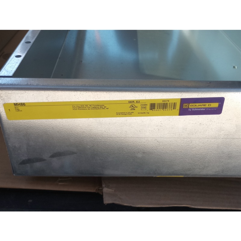 Square D PANELBOARD ENCLOSURE BOX 84" Cover 400 Amp 3 Ph 4 Wire 84 Circuit Inter