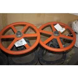 Lot of 2 NIBCO NHAWL0K F-697-O Gate Valve, Cast Iron, Fire Protection, 6"