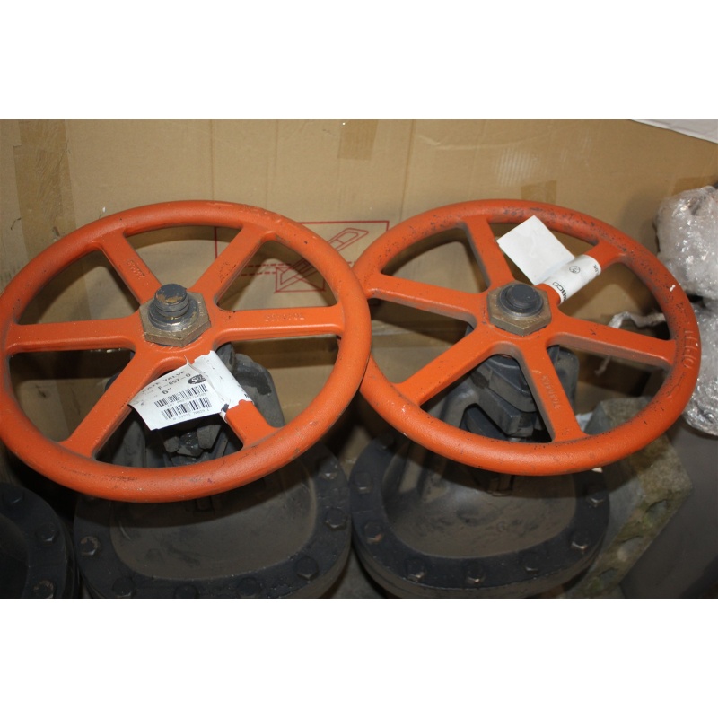 Lot of 2 NIBCO NHAWL0K F-697-O Gate Valve, Cast Iron, Fire Protection, 6"