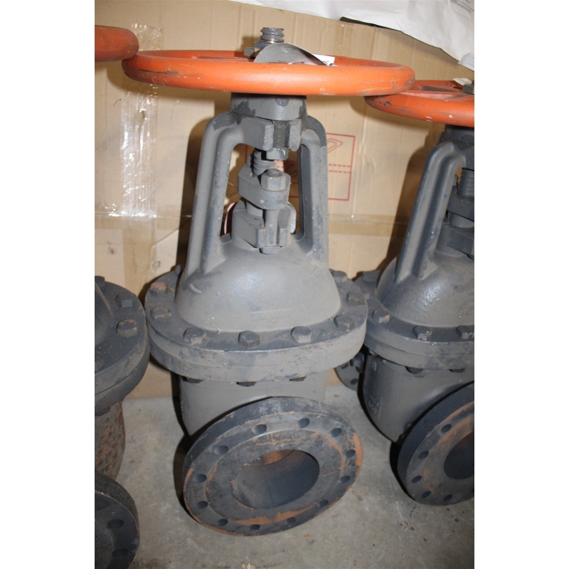 Lot of 2 NIBCO NHAWL0K F-697-O Gate Valve, Cast Iron, Fire Protection, 6"