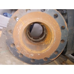 Lot of 2 NIBCO NHAWL0K F-697-O Gate Valve, Cast Iron, Fire Protection, 6"