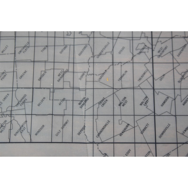 New York 1:24,000 Scale Planimetric & Topographic maps Index (6 pcs Total)