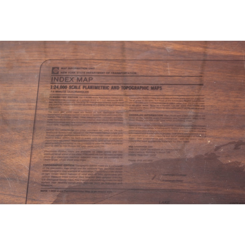 New York 1:24,000 Scale Planimetric & Topographic maps Index (6 pcs Total)