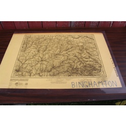 USGS 1:250000-scale Quadrangle TOPO Map for Binghamton, NY 1948