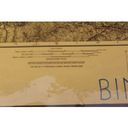 USGS 1:250000-scale Quadrangle TOPO Map for Binghamton, NY 1948