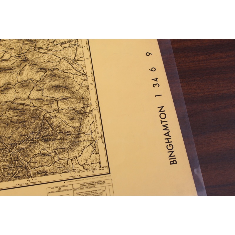 USGS 1:250000-scale Quadrangle TOPO Map for Binghamton, NY 1948