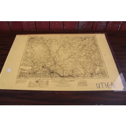 USGS 1:250000-scale Quadrangle TOPO Map for Utica, NY 1962