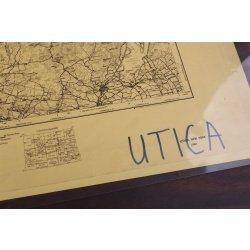 USGS 1:250000-scale Quadrangle TOPO Map for Utica, NY 1962