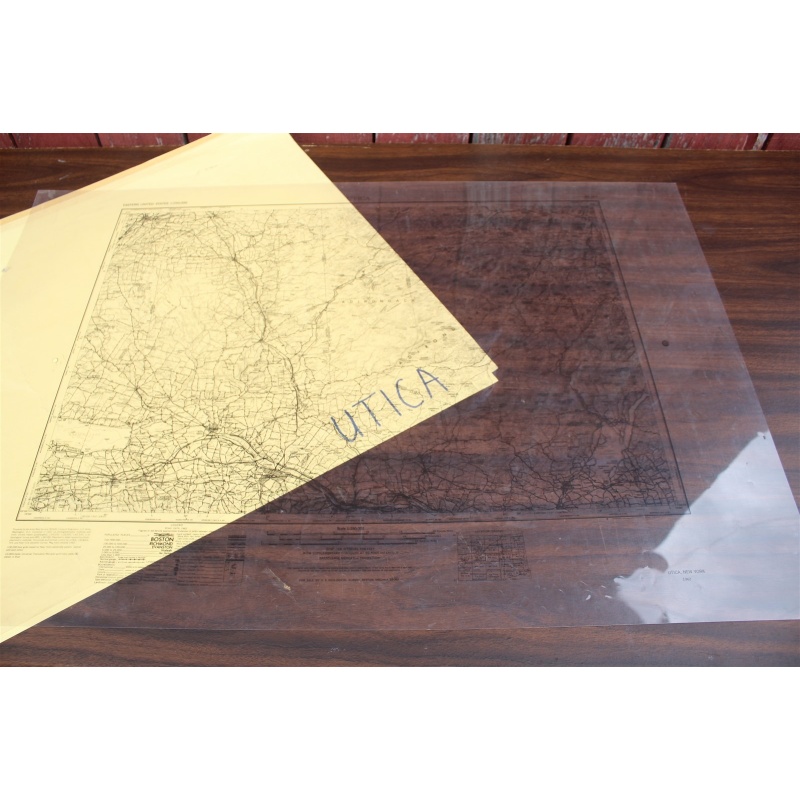 USGS 1:250000-scale Quadrangle TOPO Map for Utica, NY 1962