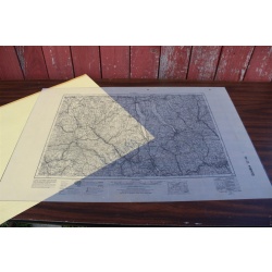 2 USGS 1:250000-scale Quadrangle TOPO Maps for Elmira, NY / PA - 1962 Rev. 1978